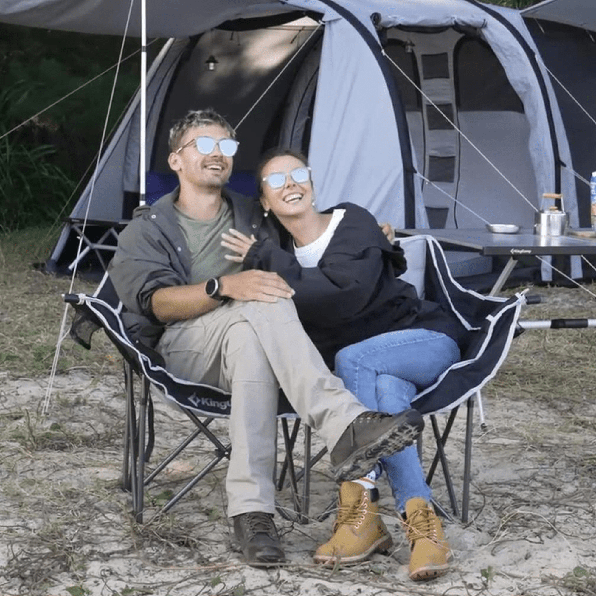 KingCamp Double Sofa Chair Camping Loveseat