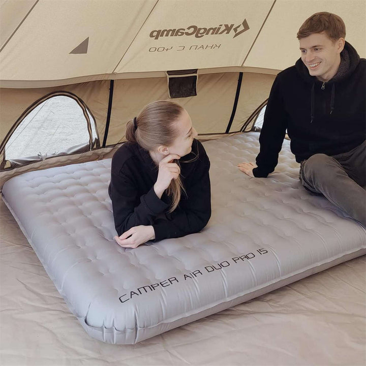 KingCamp Insulated Double Sleep Pad w/inflator bag