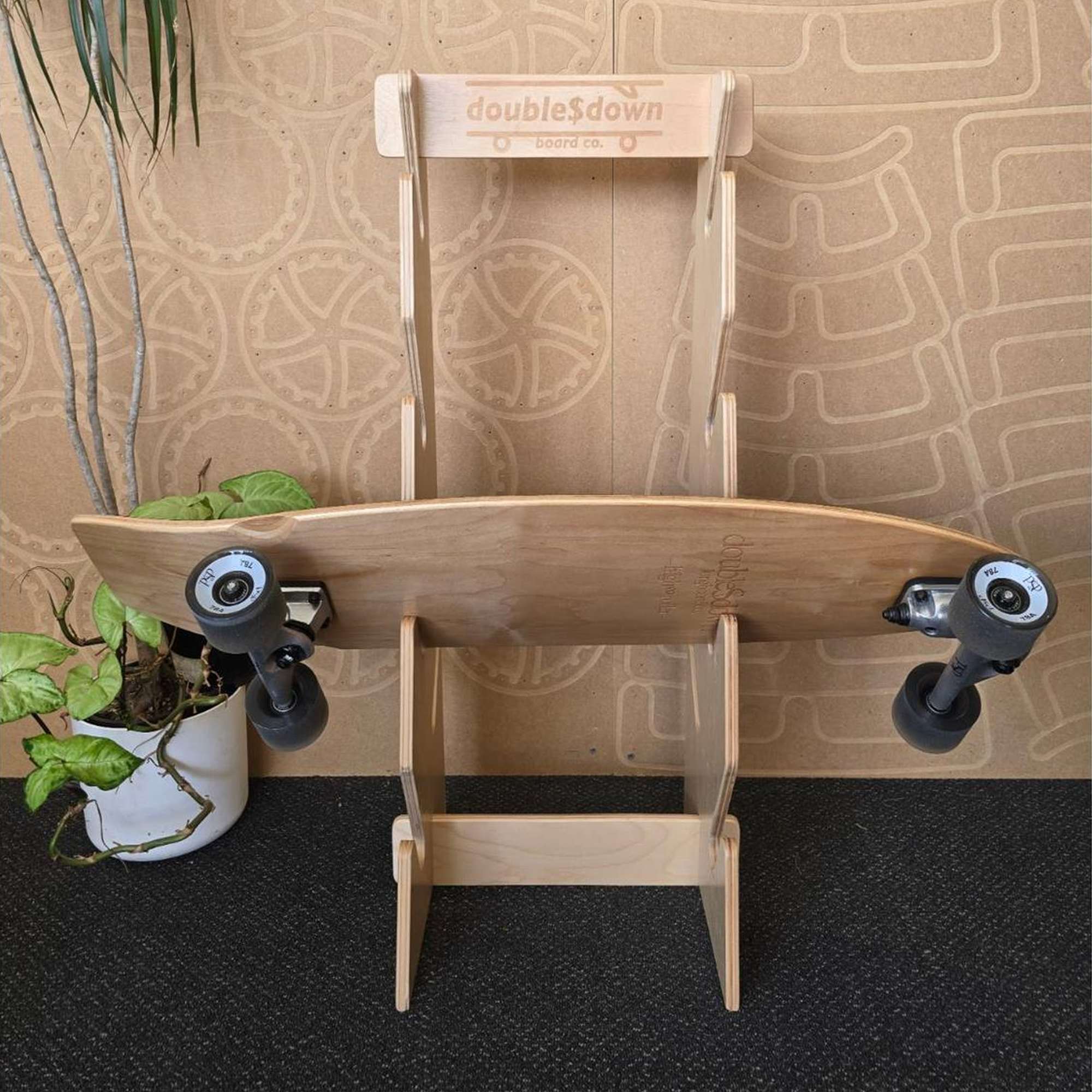 double$down 4 Board Skateboard Rack