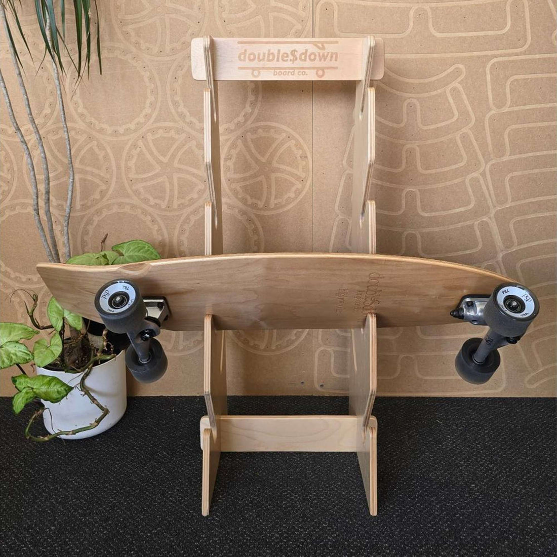 double$down 4 Board Skateboard Rack