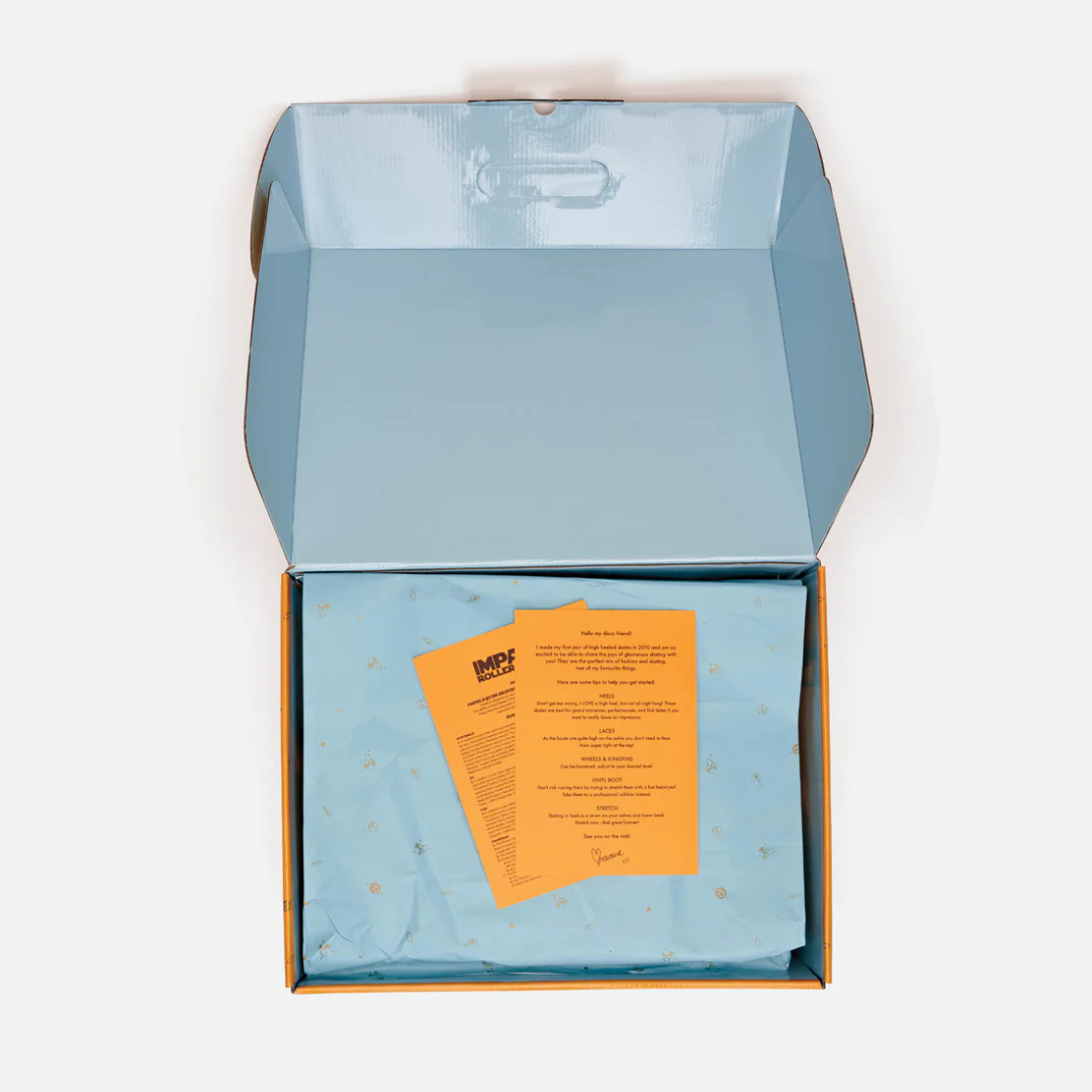 Impala Marawa High Heel Skate - MARAWA SPARKLE ORANGE