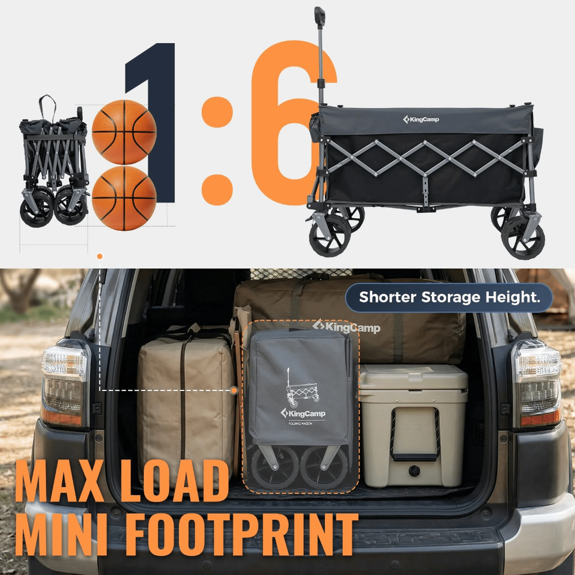 KingCamp Heavy Duty Folding Wagon
