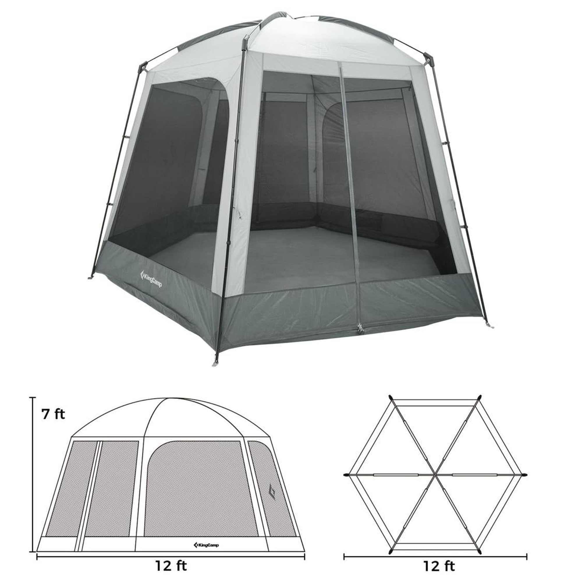 KingCamp Cairo 12ft Screen Shelter
