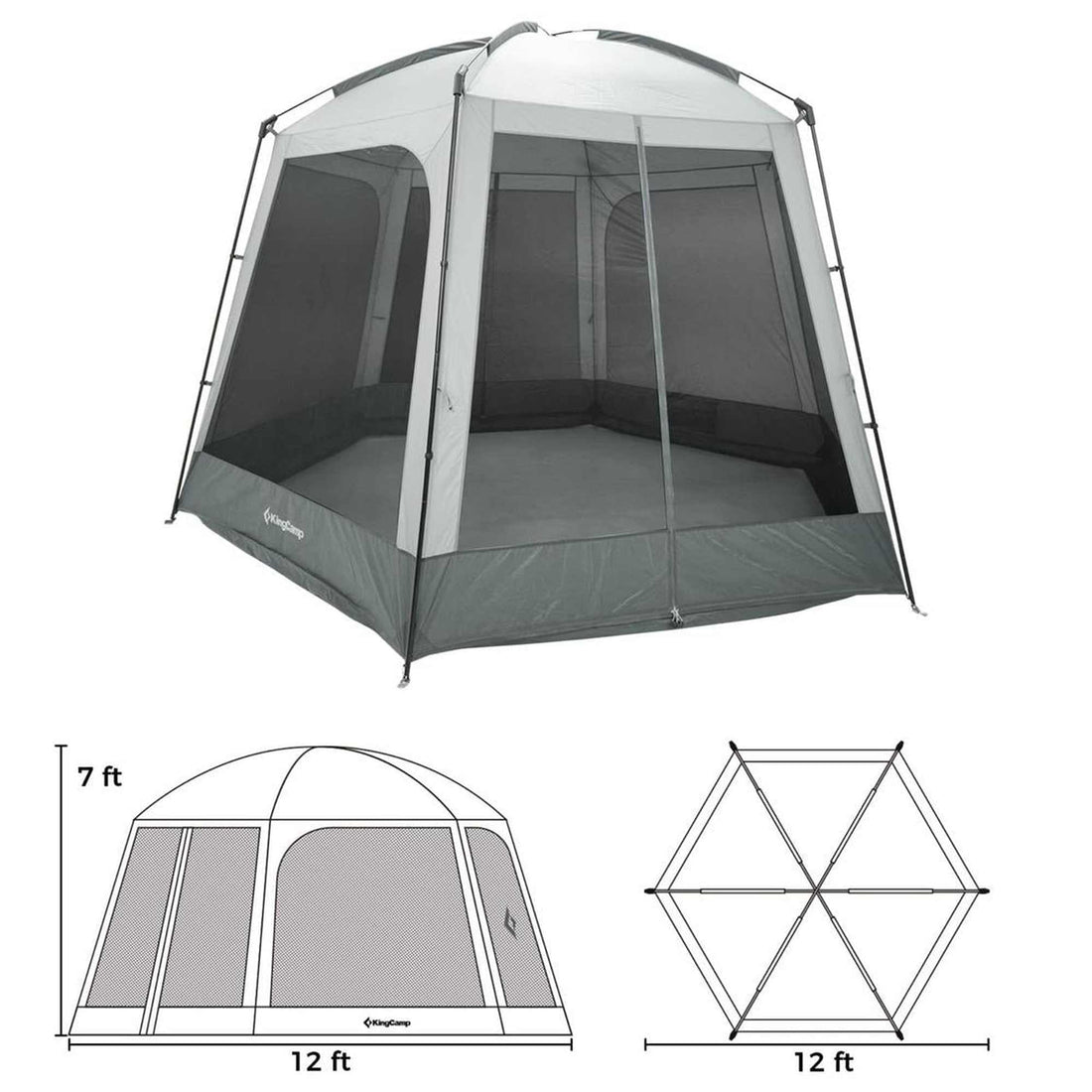 KingCamp Cairo 12ft Screen Shelter