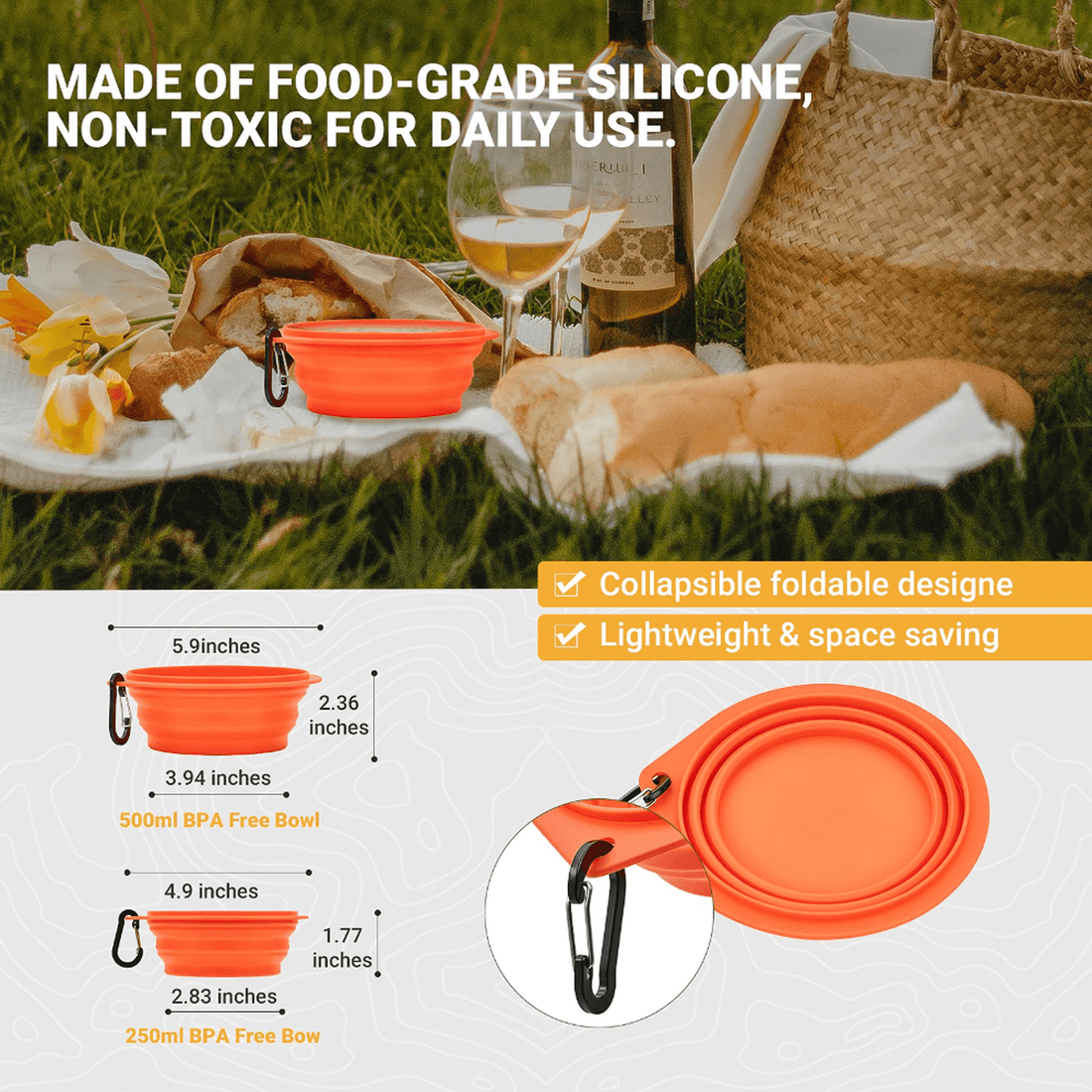 KingCamp ADVENTURER Stainless Steel 3P Cookware Set