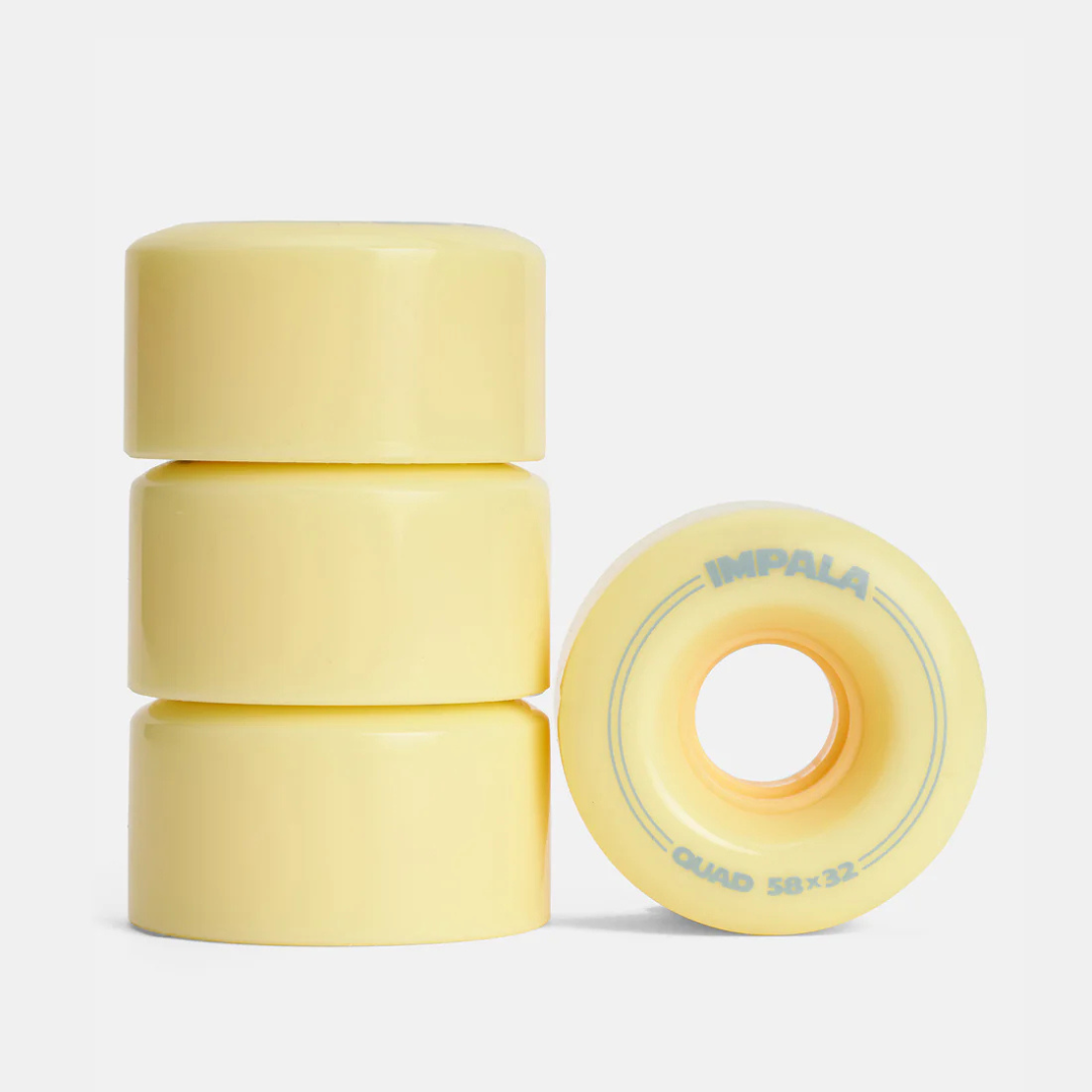 Impala Quad Wheel 4PK - PASTEL YELLOW