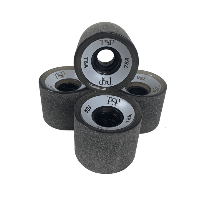 double$down wheels 65mmTrans Black set 4