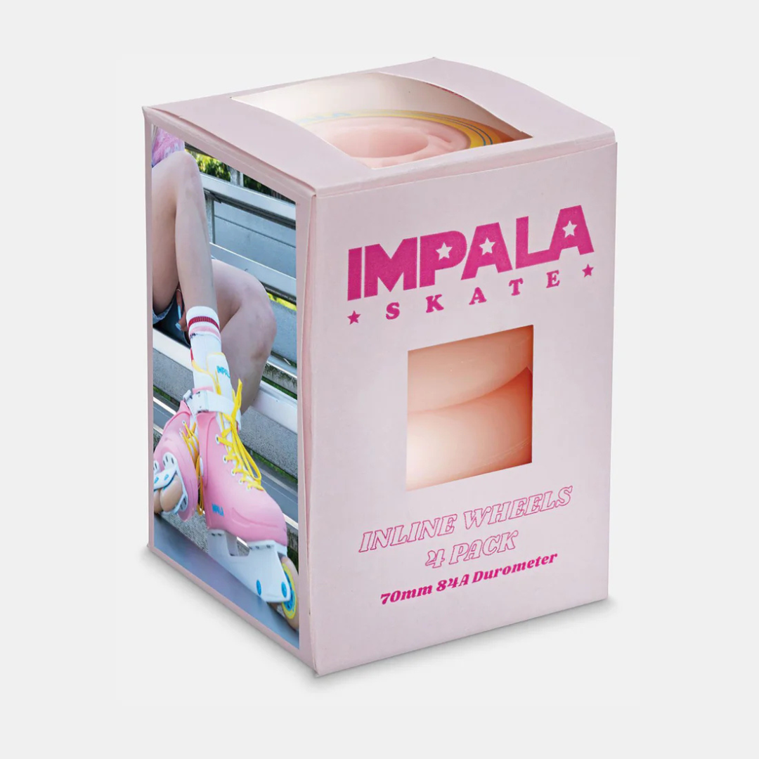 Impala Inline Wheel 4PK - PINK/YELLOW
