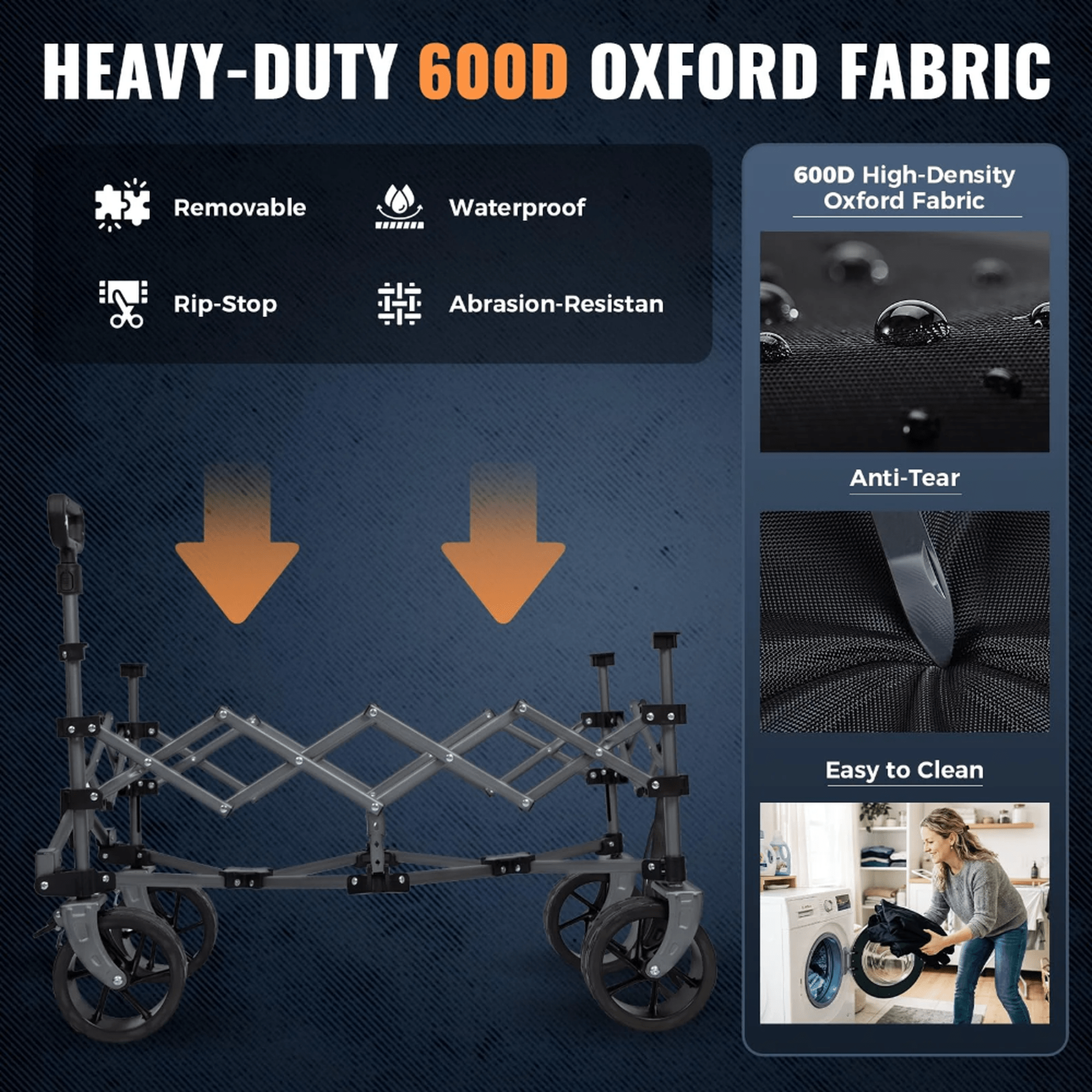 KingCamp Heavy Duty Folding Wagon