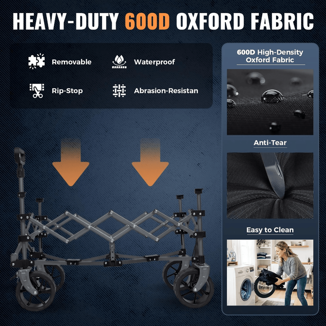 KingCamp Heavy Duty Folding Wagon