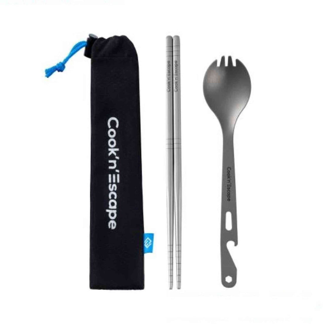 Cook'n'Escape Titanium Spork and chopsticks