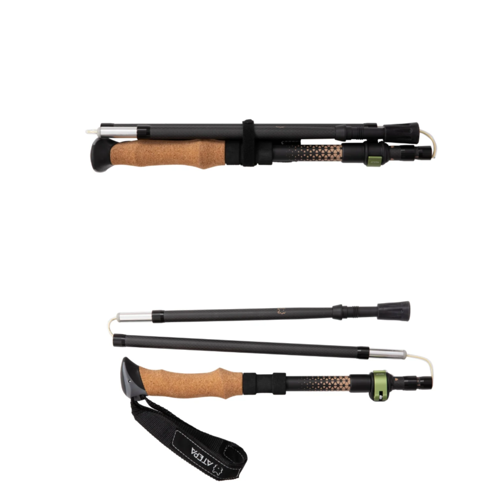 ATEPA Carbon Fibre Folding Trekking Pole