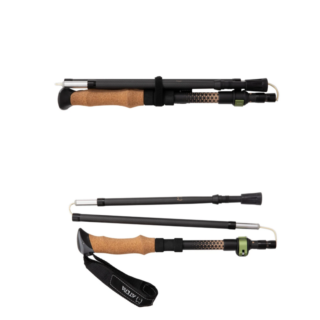 ATEPA Carbon Fibre Folding Trekking Pole