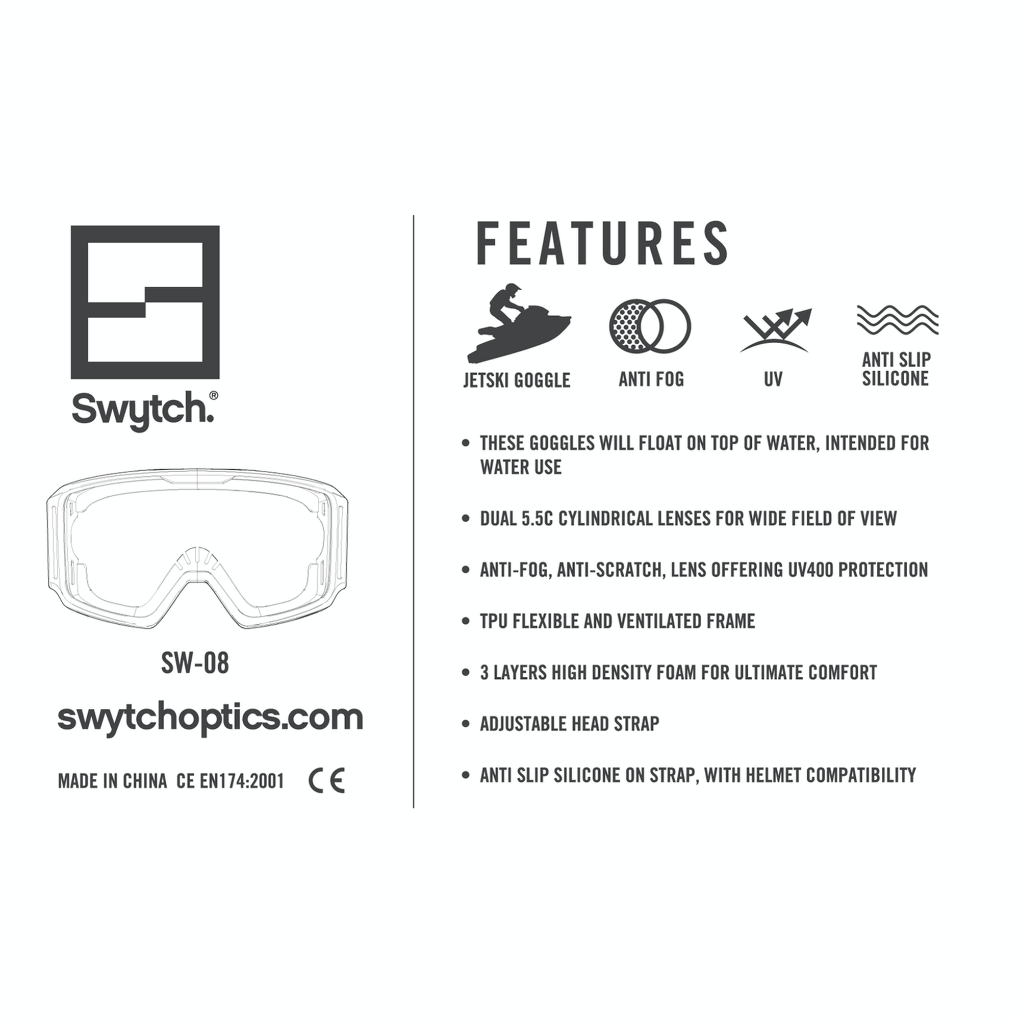 SWYTCH BASE SW08 JETSKI BLACK
