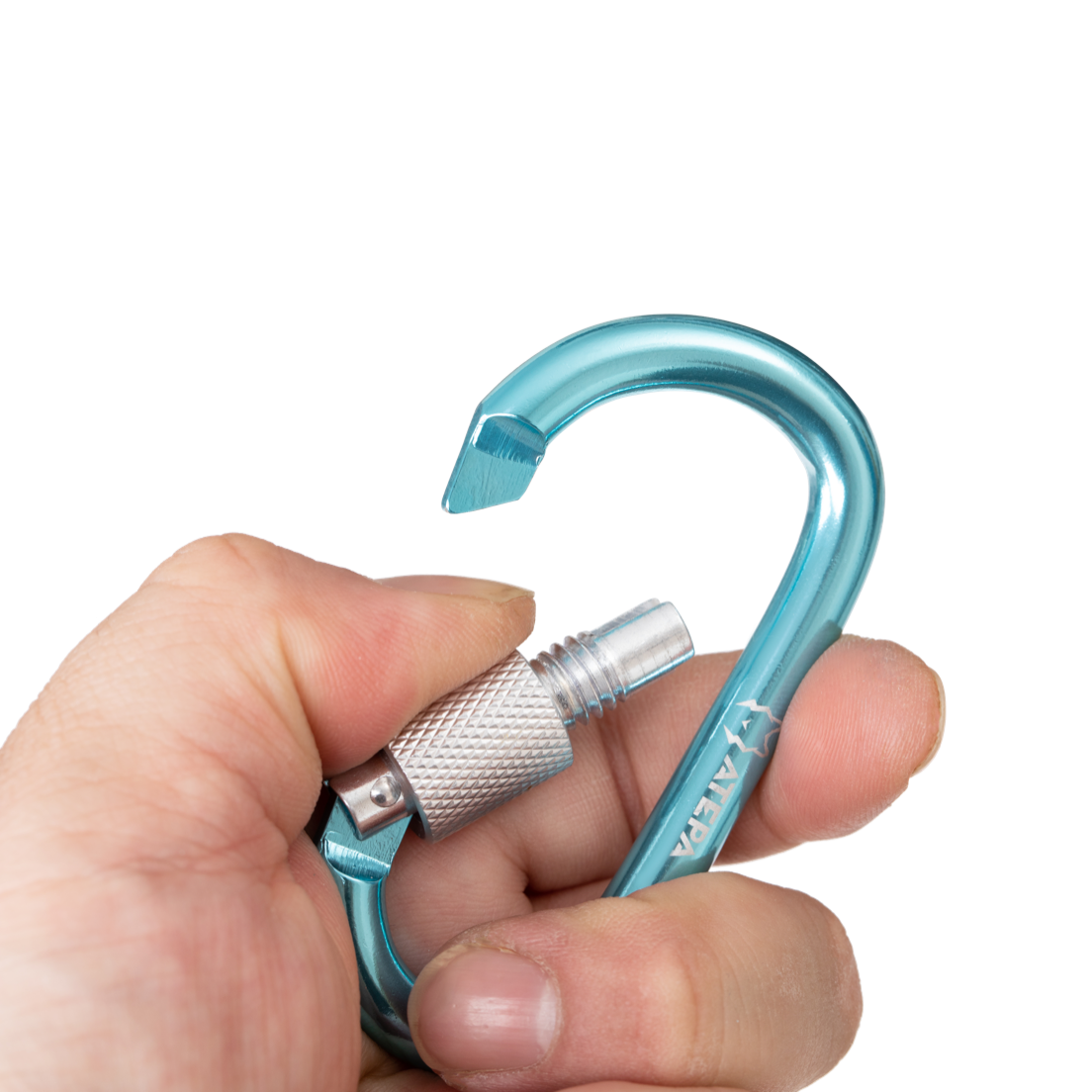 ATEPA Screw Lock Camping Carabiner set of 10