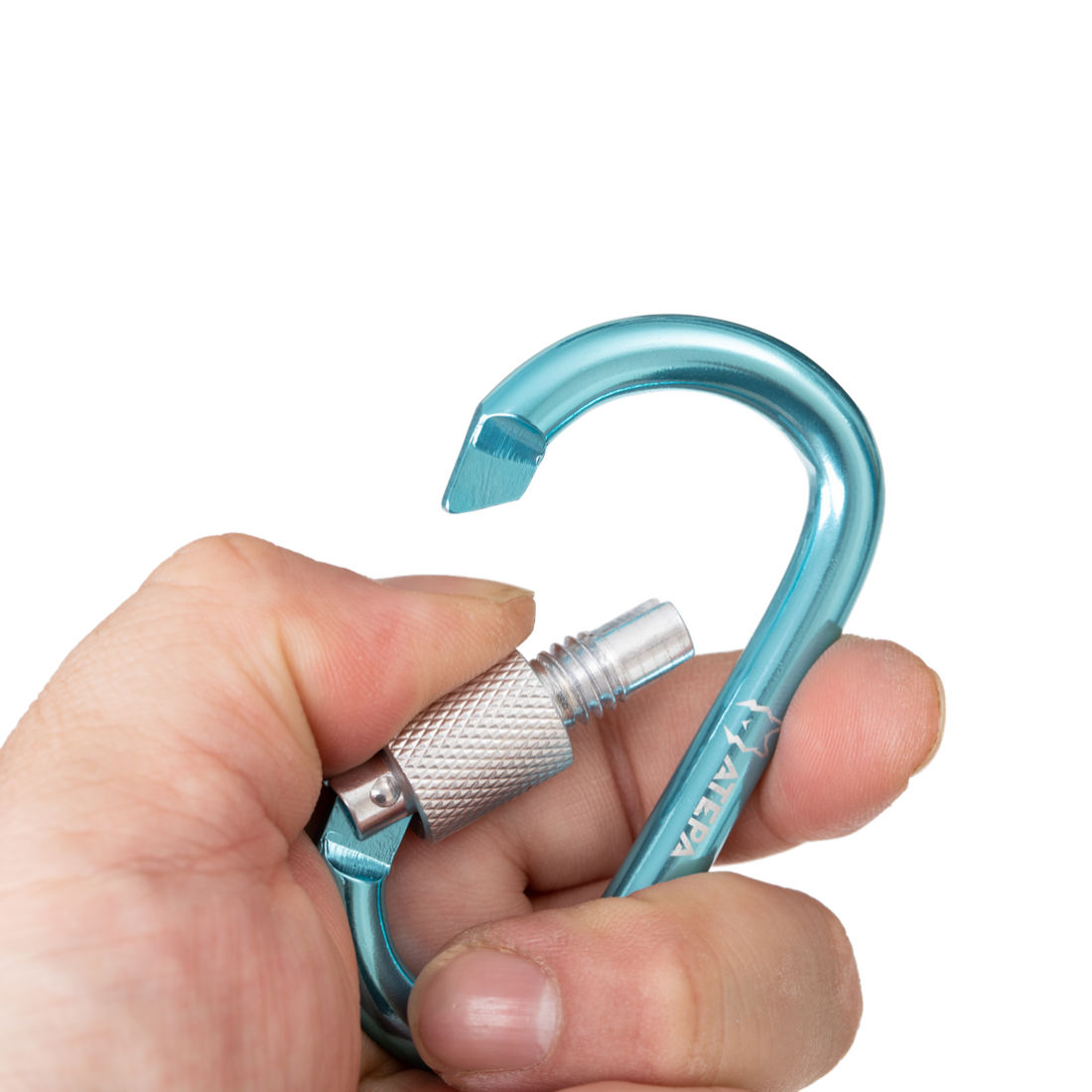 ATEPA Screw Lock Camping Carabiner set of 10