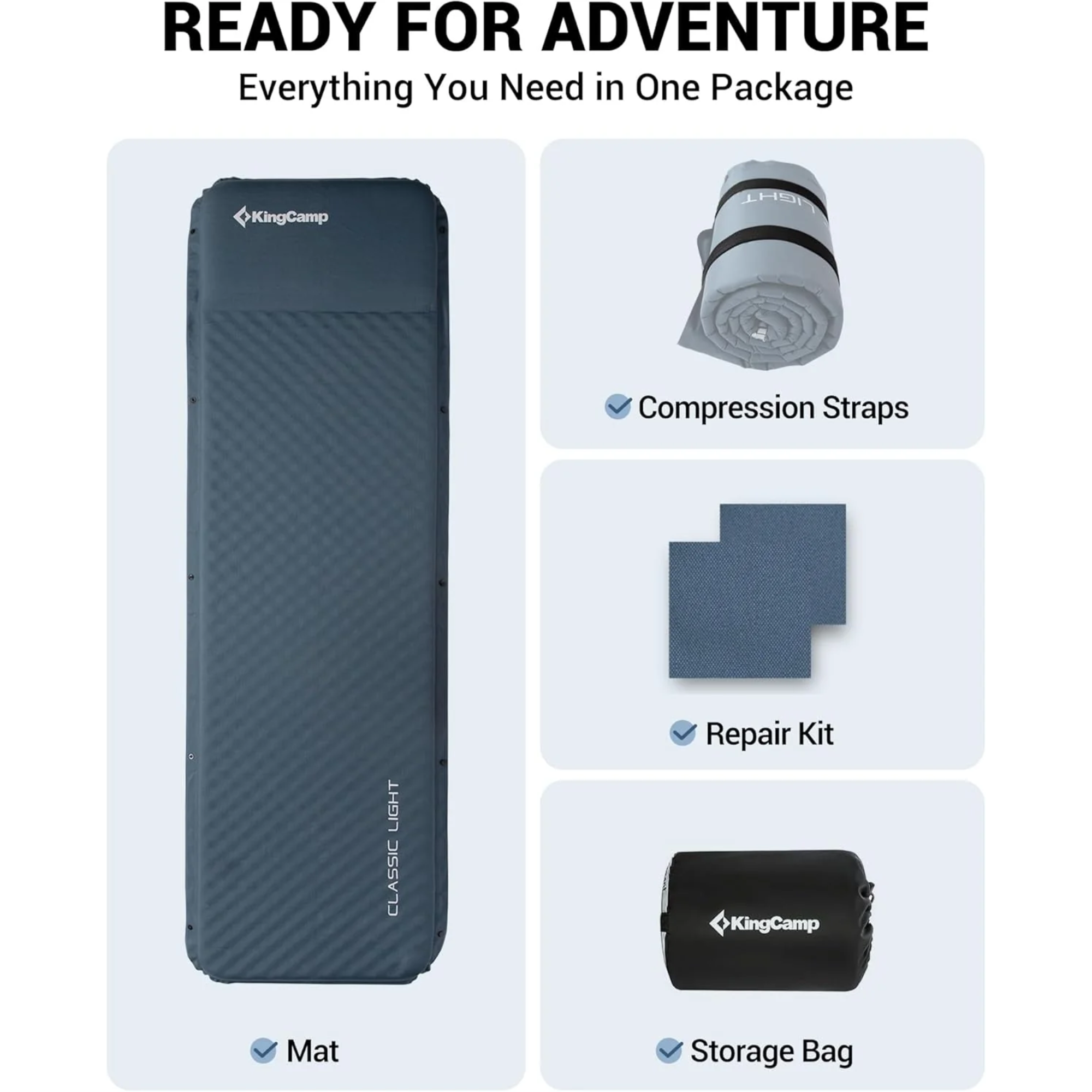 KingCamp Classic Light Self-inflating Sleeping Pad