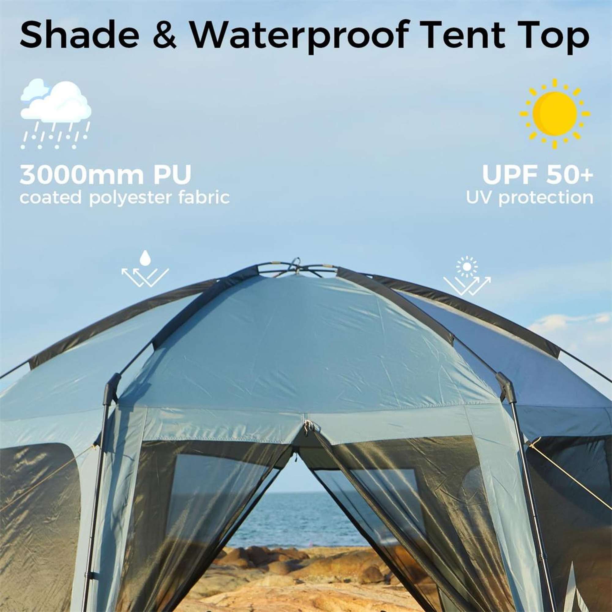 KingCamp Cairo 12ft Screen Shelter