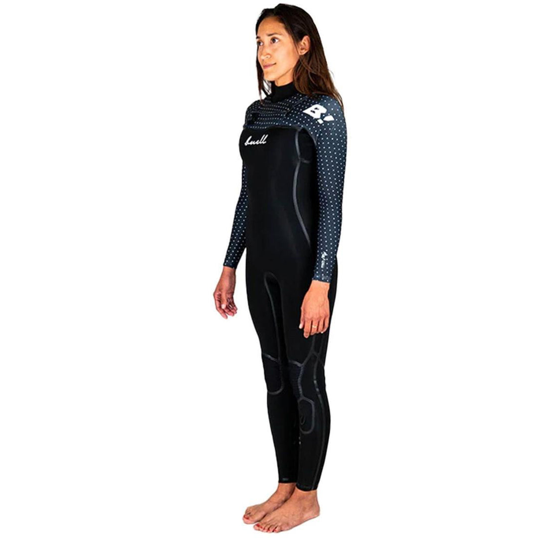 Buell RB1 Accelerator Steamer Women's 3/2  Black White Polka Dot