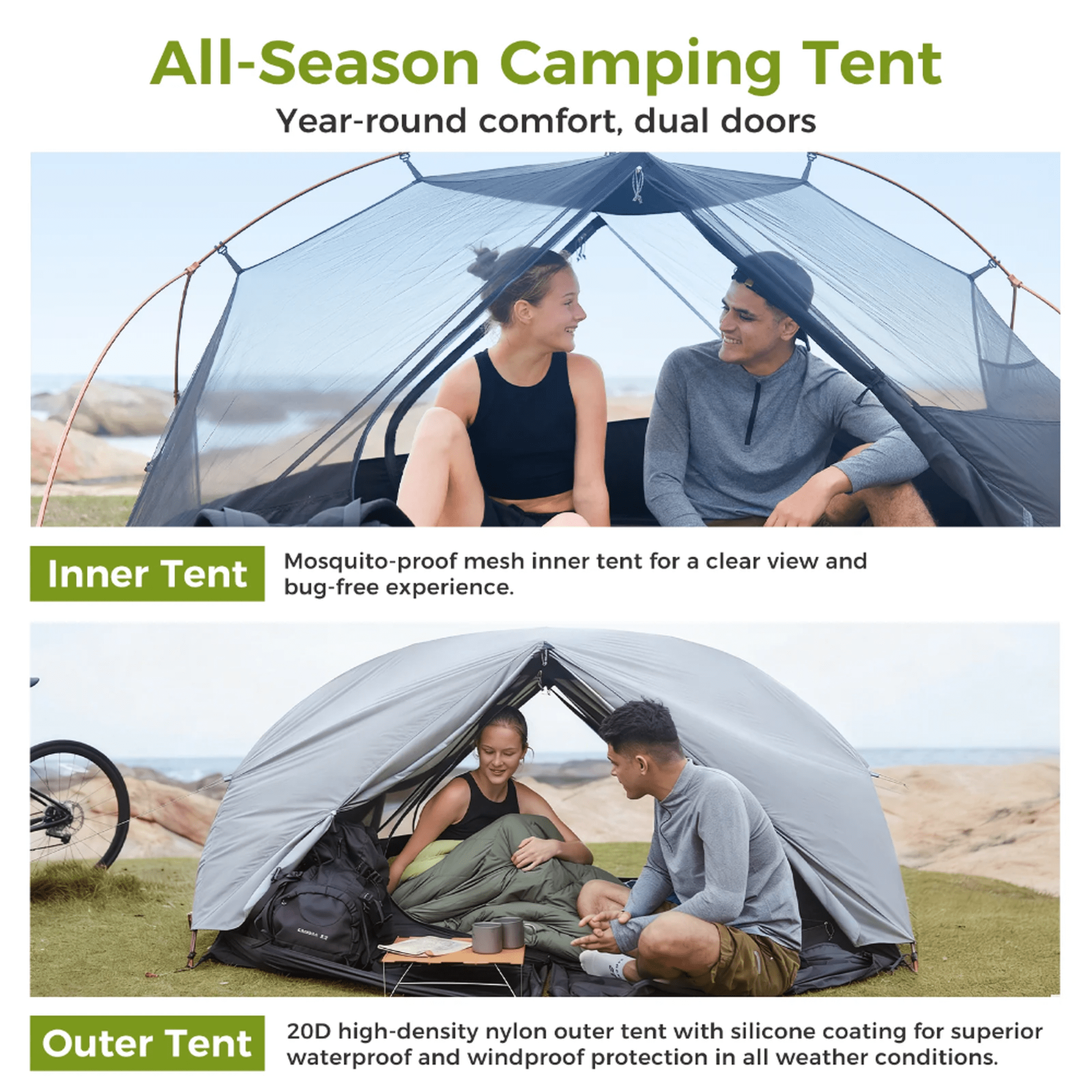 ATEPA Voyage Ultralight 2P Backpacking Tent
