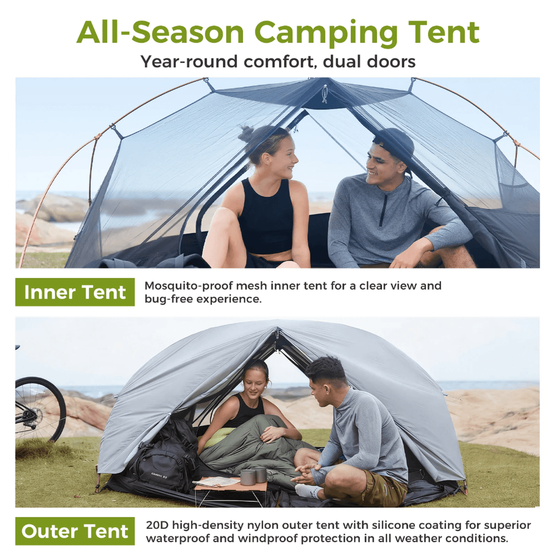 ATEPA Voyage Ultralight 2P Backpacking Tent