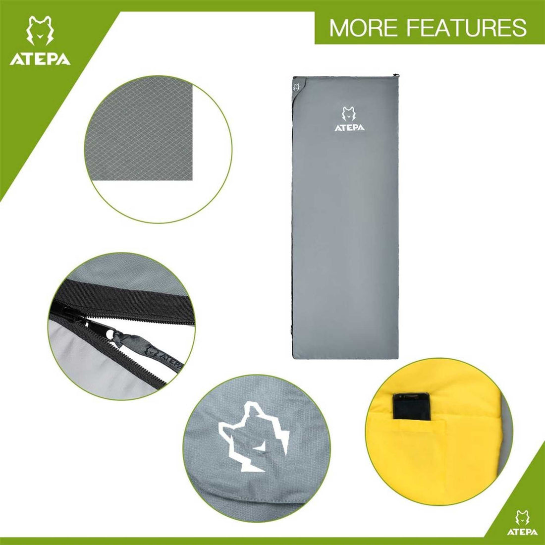 ATEPA LIGHT 1200 Sleeping Bag