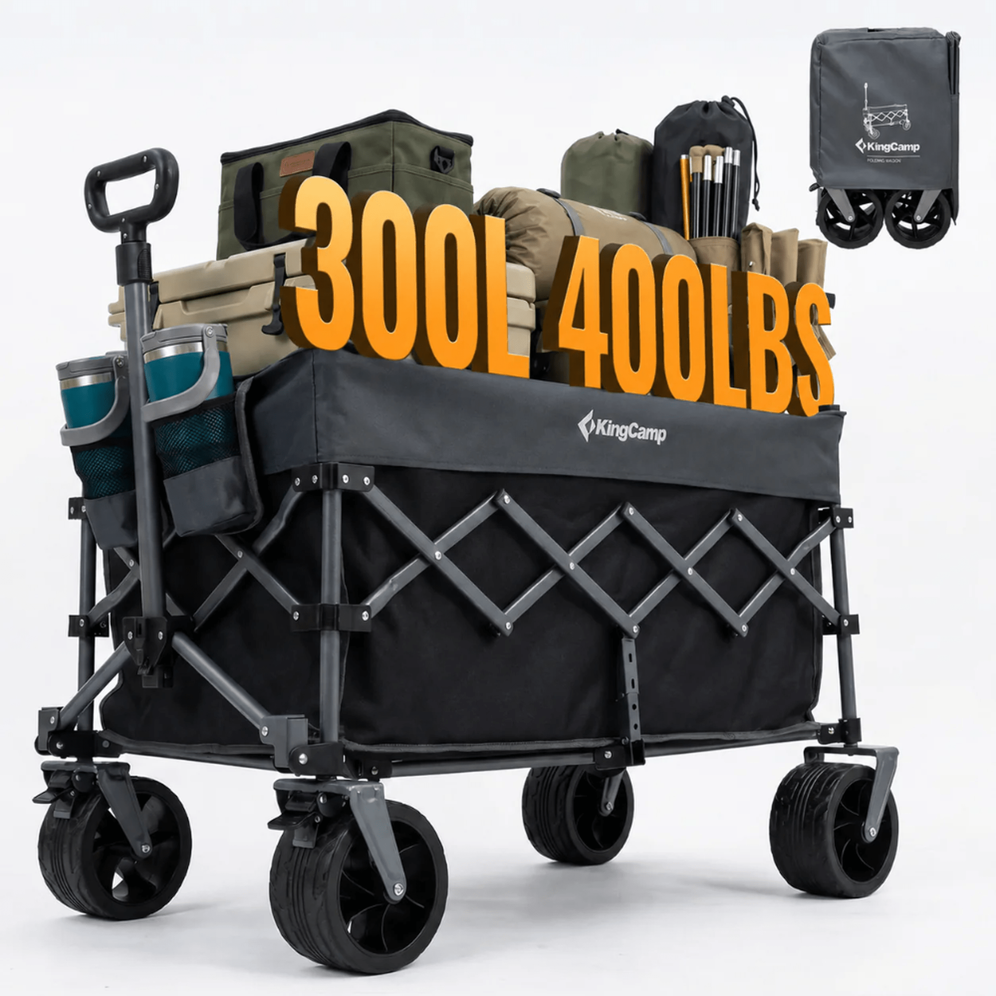 KingCamp Heavy Duty Folding Wagon