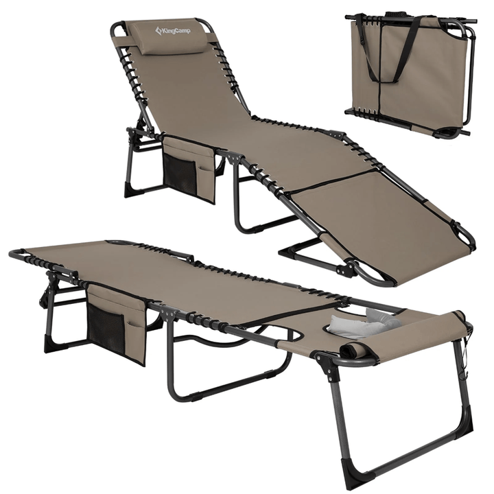 KingCamp MAGNOLIA Folding Sun Lounger Plus
