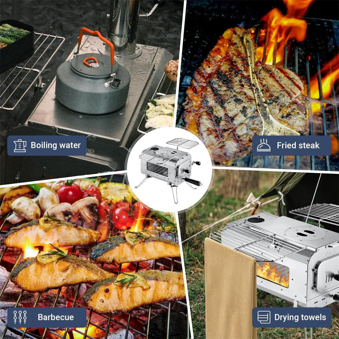 KingCamp Surefire Stove Stainless Steel