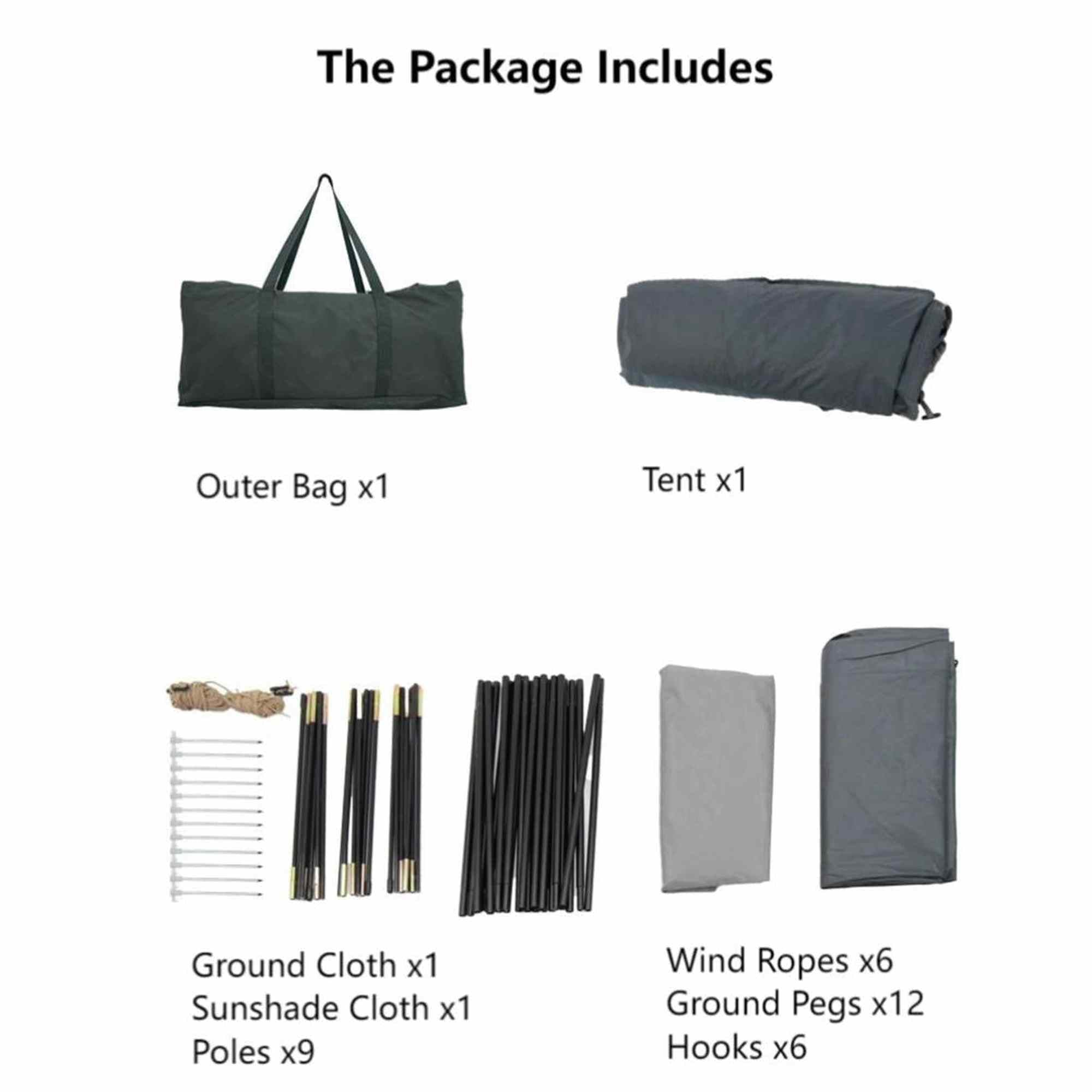 KingCamp Cairo 12ft Screen Shelter