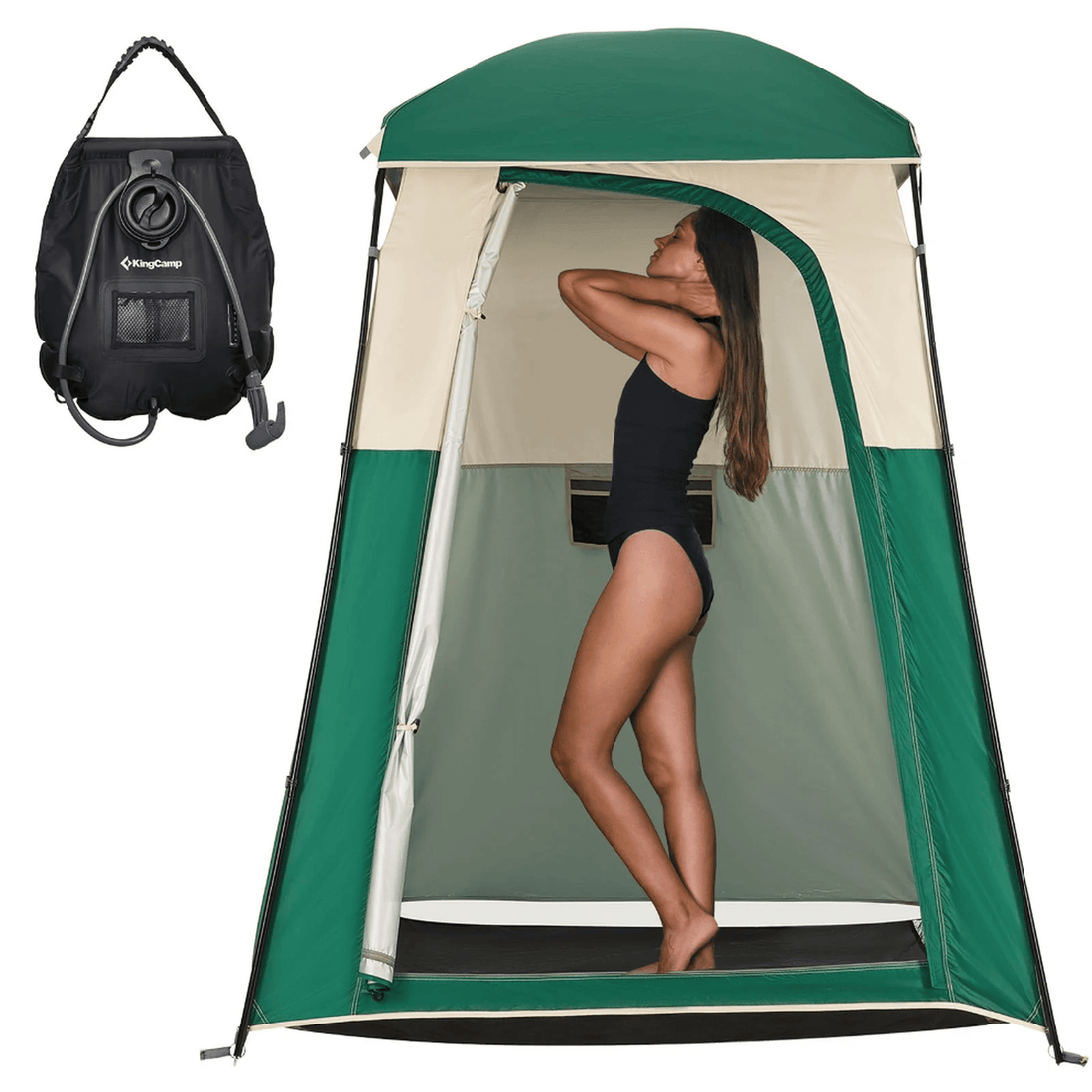 KingCamp Single Privacy Shelter with Shower Bag