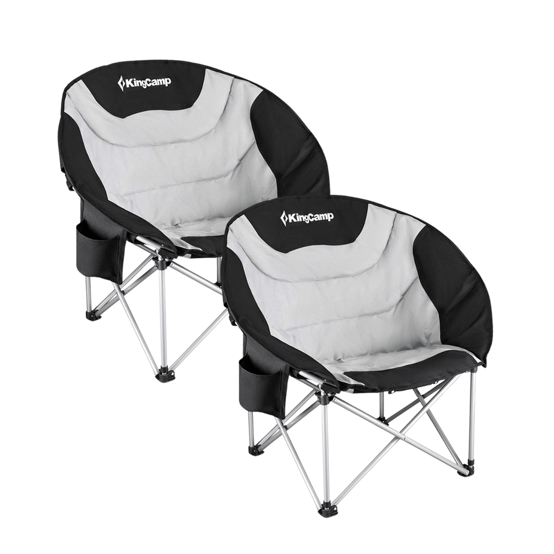 KingCamp Cherry Padded Moon Chair - Twin Pack