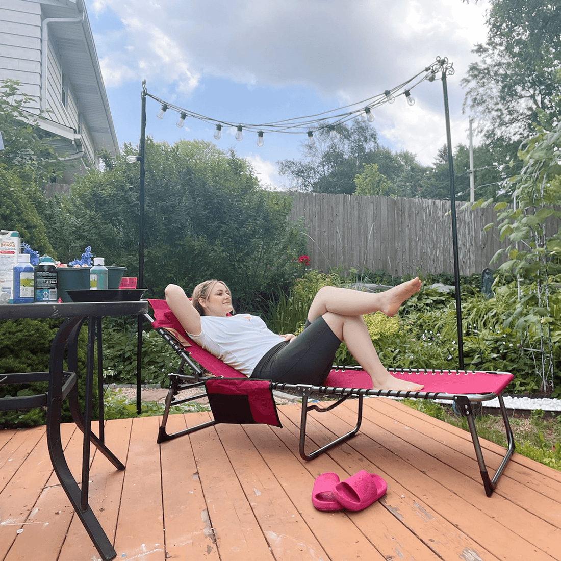 KingCamp Berlin Folding Sun Lounger