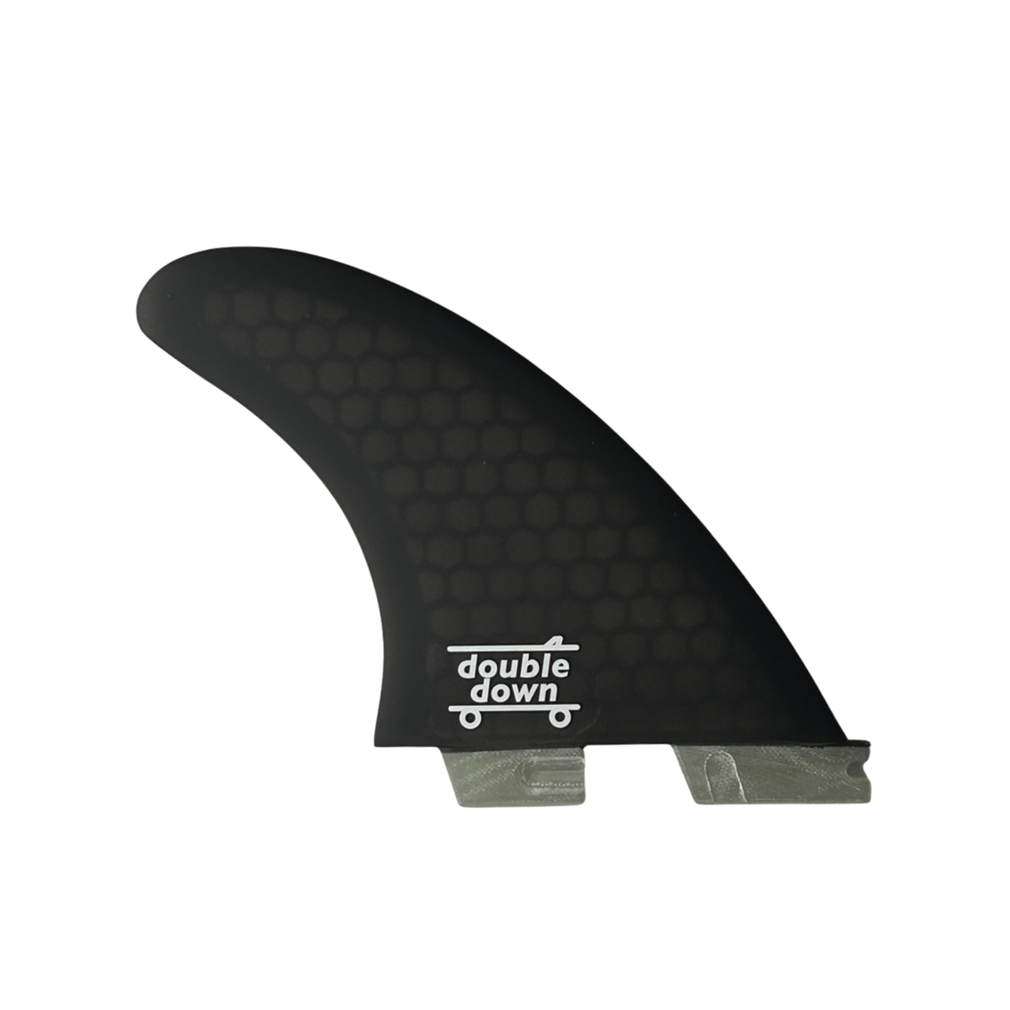 Double$down Dual Tab Fibreglass 3 Fin set
