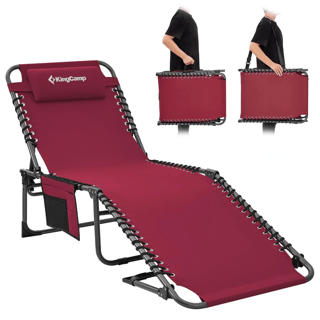 KingCamp Berlin Folding Sun Lounger