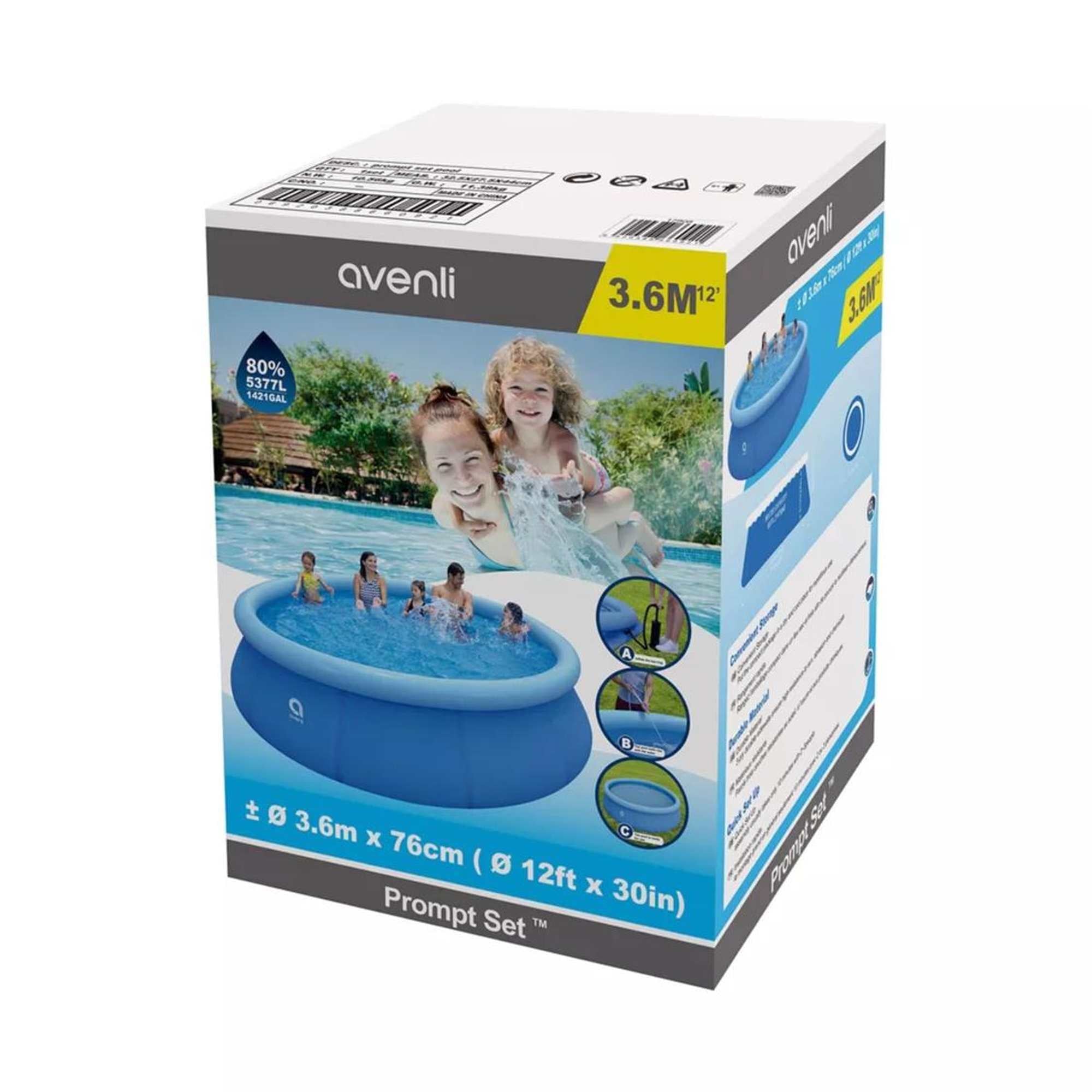 Avenli Prompt Set Pool 3.66m x 76cm