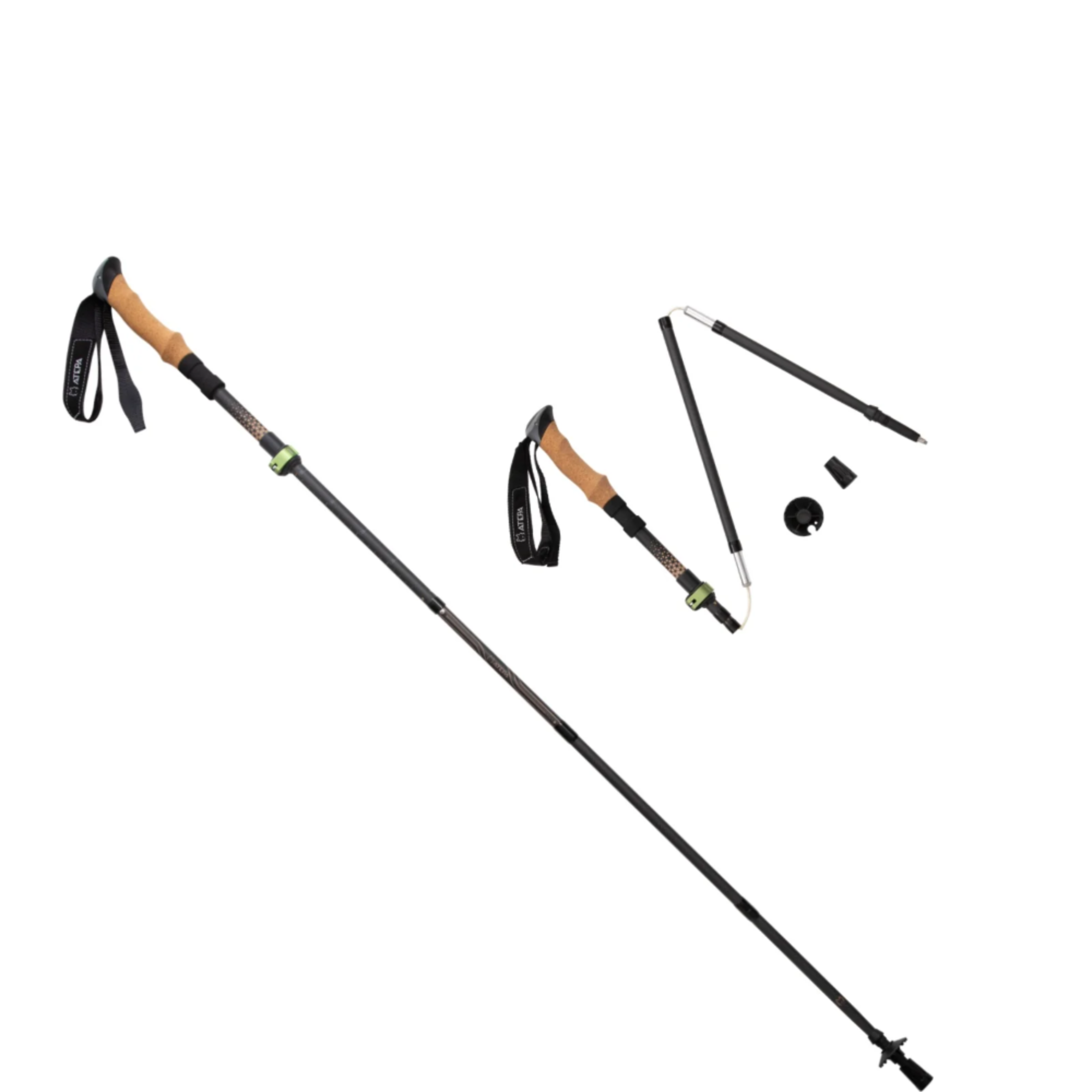 ATEPA Carbon Fibre Folding Trekking Pole