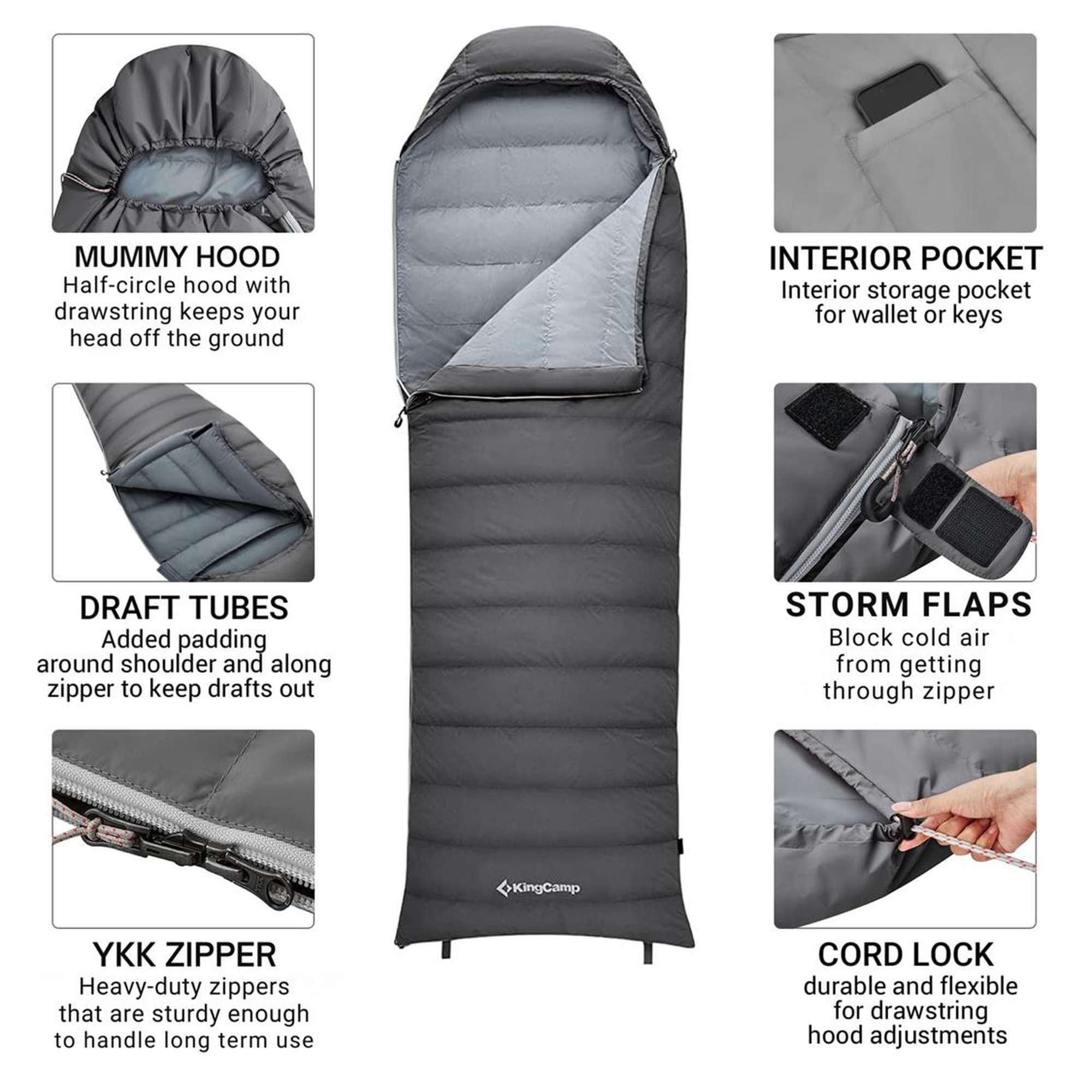 KingCamp Lightweight Down Sleeping Bag