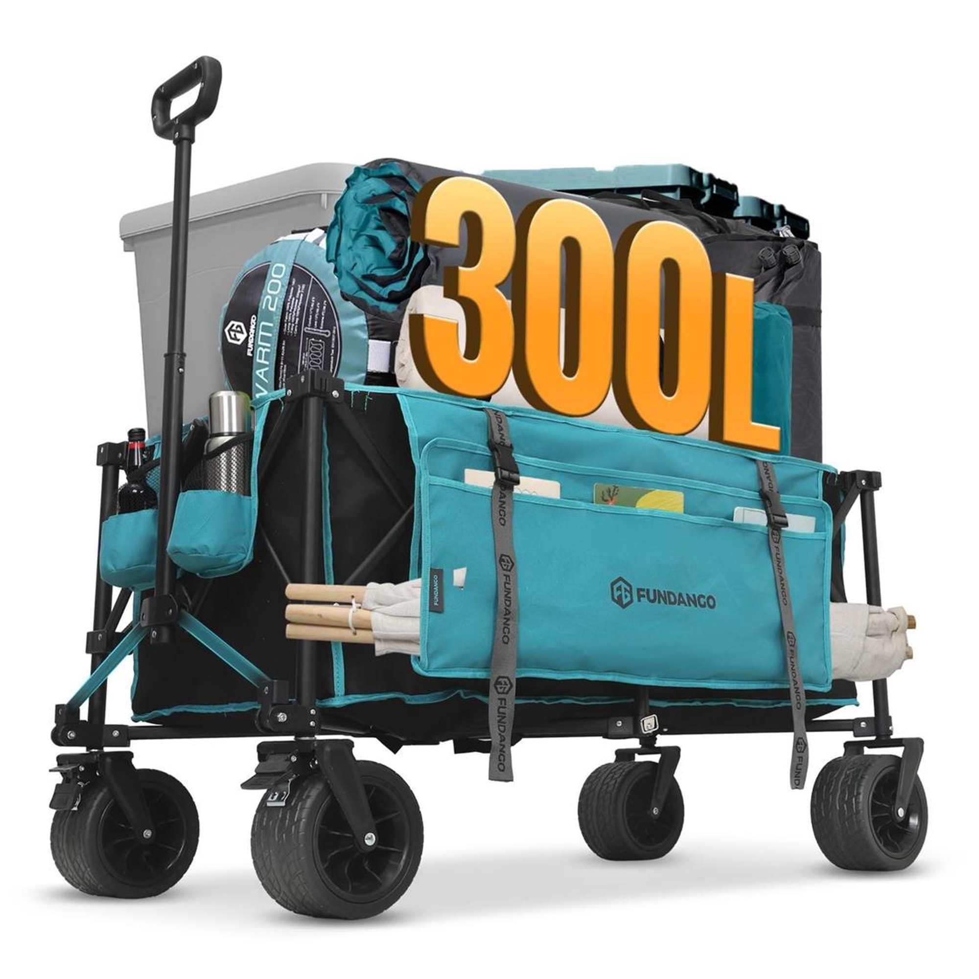 Fundango Heavy Duty Folding Beach Wagon